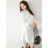 【WEB限定】オープンショルダーミニワンピース | dazzlin | 詳細画像7 