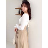 カットドッキングタックバルーンワンピース | dazzlin | 詳細画像1 