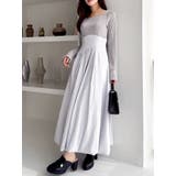 カットドッキングタックバルーンワンピース | dazzlin | 詳細画像12 