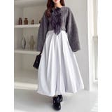 カットドッキングタックバルーンワンピース | dazzlin | 詳細画像19 