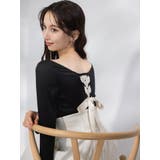 カットドッキングタックバルーンワンピース | dazzlin | 詳細画像4 