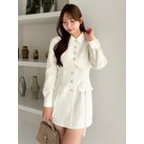 パフスリーブレイヤードミニワンピース | dazzlin | 詳細画像1 