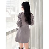 パフスリーブレイヤードミニワンピース | dazzlin | 詳細画像14 