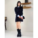 パフスリーブレイヤードミニワンピース | dazzlin | 詳細画像29 