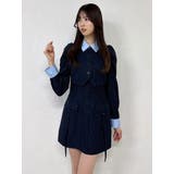 パフスリーブレイヤードミニワンピース | dazzlin | 詳細画像36 