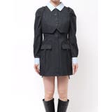 パフスリーブレイヤードミニワンピース | dazzlin | 詳細画像38 