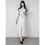 リボンデザインIラインワンピース | dazzlin | 詳細画像11 