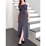 リボンデザインIラインワンピース | dazzlin | 詳細画像21 