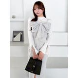 リボンデザインIラインワンピース | dazzlin | 詳細画像5 