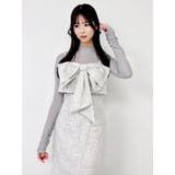 リボンデザインIラインワンピース | dazzlin | 詳細画像9 