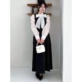 2WAYボウタイタックペプラムブラウスⅡ | dazzlin | 詳細画像25 