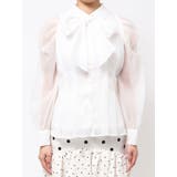 2WAYボウタイタックペプラムブラウスⅡ | dazzlin | 詳細画像48 