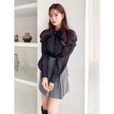 2WAYボウタイタックペプラムブラウスⅡ | dazzlin | 詳細画像7 