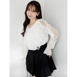 シアーウェーブフリルブラウス | dazzlin | 詳細画像2