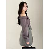 【久間田琳加コラボ】サテンオフショルシャツ | dazzlin | 詳細画像11 