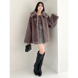 【久間田琳加コラボ】サテンオフショルシャツ | dazzlin | 詳細画像16 