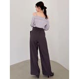 【久間田琳加コラボ】サテンオフショルシャツ | dazzlin | 詳細画像28 