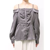 【久間田琳加コラボ】サテンオフショルシャツ | dazzlin | 詳細画像30 