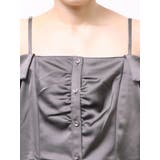 【久間田琳加コラボ】サテンオフショルシャツ | dazzlin | 詳細画像33 