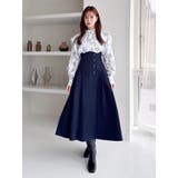 ヘアリーフラワーシフォンブラウス | dazzlin | 詳細画像12 