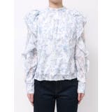 ヘアリーフラワーシフォンブラウス | dazzlin | 詳細画像30 