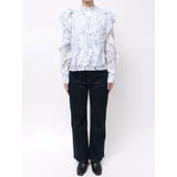 ヘアリーフラワーシフォンブラウス | dazzlin | 詳細画像37 