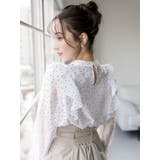 【WEB限定】フリルプチハイタックブラウス | dazzlin | 詳細画像2