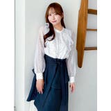 【WEB限定】フリルプチハイタックブラウス | dazzlin | 詳細画像21
