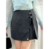 チャコールグレー | サイドリボンスカパン | dazzlin