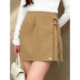 ベージュ | サイドリボンスカパン | dazzlin