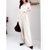 【久間田琳加コラボ】サイドベルトストレートスラックスパンツ | dazzlin | 詳細画像12 