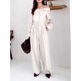 【久間田琳加コラボ】サイドベルトストレートスラックスパンツ | dazzlin | 詳細画像13 