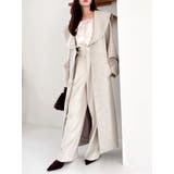 【久間田琳加コラボ】サイドベルトストレートスラックスパンツ | dazzlin | 詳細画像16 