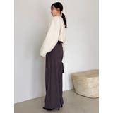 【久間田琳加コラボ】サイドベルトストレートスラックスパンツ | dazzlin | 詳細画像25 