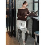 【久間田琳加コラボ】サイドベルトストレートスラックスパンツ | dazzlin | 詳細画像5 