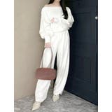 【吉田朱里】バレルレッグスウェットパンツ ※BLACK WEB限定カラー | dazzlin | 詳細画像12 