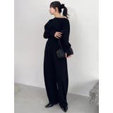 【吉田朱里】バレルレッグスウェットパンツ ※BLACK WEB限定カラー | dazzlin | 詳細画像19 