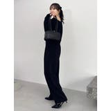 【吉田朱里】バレルレッグスウェットパンツ ※BLACK WEB限定カラー | dazzlin | 詳細画像20 