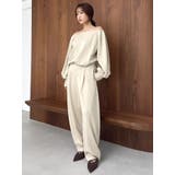 【吉田朱里】バレルレッグスウェットパンツ ※BLACK WEB限定カラー | dazzlin | 詳細画像23 