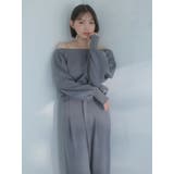 【吉田朱里】バレルレッグスウェットパンツ ※BLACK WEB限定カラー | dazzlin | 詳細画像4 