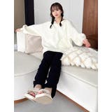 【吉田朱里】温感・セラミド加工くしゅくしゅパンツ | dazzlin | 詳細画像13 