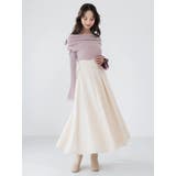 フサフサジャカードフレアスカート | dazzlin | 詳細画像11