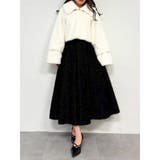 フサフサジャカードフレアスカート | dazzlin | 詳細画像26