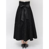 フサフサジャカードフレアスカート | dazzlin | 詳細画像30