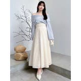 フサフサジャカードフレアスカート | dazzlin | 詳細画像7