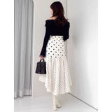 ドットジャカードイレヘムスカート | dazzlin | 詳細画像15