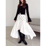 ドットジャカードイレヘムスカート | dazzlin | 詳細画像20