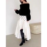 ドットジャカードイレヘムスカート | dazzlin | 詳細画像23