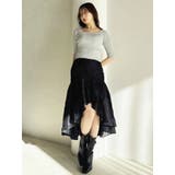 ドットジャカードイレヘムスカート | dazzlin | 詳細画像27