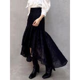 ドットジャカードイレヘムスカート | dazzlin | 詳細画像31